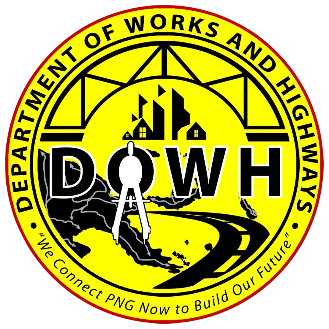 Department of Works and Highways logo